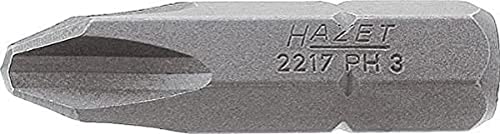 Hazet 2217-Ph2 Bit, Multicolore, Attacco Esagonale, Massiccio, 8 Mm 5/16 Di Pollice