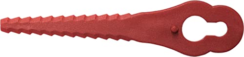 Güde 58586 - Set Di Coltelli Di Ricambio, 20 Pezzi, Adatto Per Tagliaerba Güde #58598 Rt 18-201-05 E Güde #58599 Rt 18-0, Colore: Rosso
