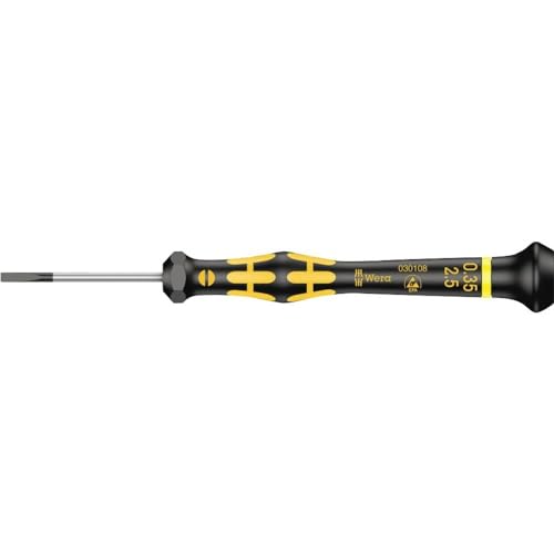Wera Kraftform 05030108001 - Cacciavite A Taglio Micro Esd, 0,35 X 2,5 X 40 Mm