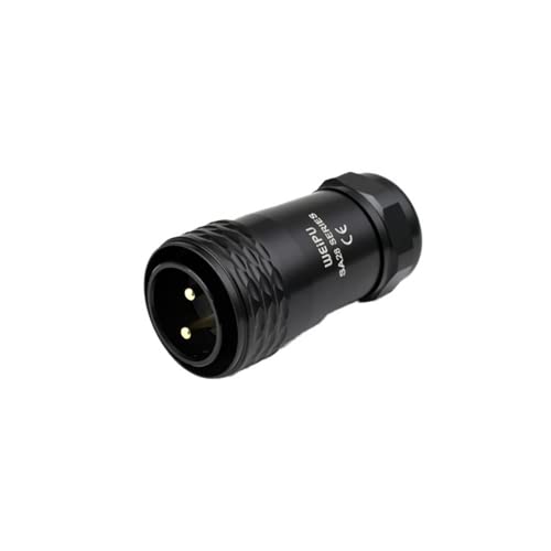Hangton Sa20 Connettore Circolare Aeronautico 2 Pin 25A Bluetti Ac200P Alimentazione Ip67 8-12Mm Spina Cavo Contatto Maschio (2 Pin, Sa2010/P)
