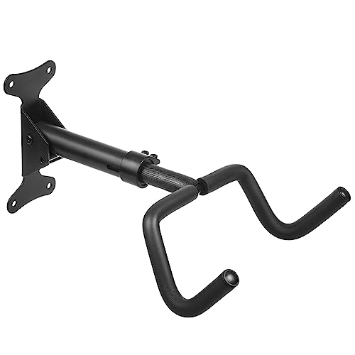 Maclean Mc-431 Supporto A Parete Per Bicicletta Portabicicletta Orizzontale, Acciaio Carico Massimo 30 Kg Garage Casa Cantina Pieghevole Gancio Per Bi
