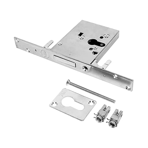Yale Serratura A Cilindro A Tre Punti Di Chiusura Per Inferriate E Cancelletti Y8Tc10136000000 A Fascia, Con 3 Mandate, Entrata 60Mm