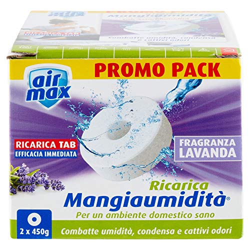 Airmax Ricarica Tab Assorbiumidità Lavanda 2X450Gr