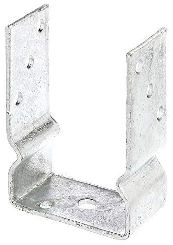 Alberts 217631 Staffa Portapalo Ad U | Da Avvitare O Per Posa In Opera Nel Calcestruzzo | Zincata A Caldo | Zincato A Caldo | Larghezza Libera 101 Mm