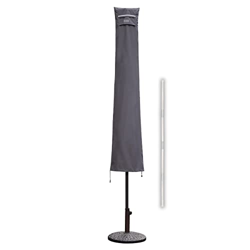 Sekey Ombrellone Copertura Per Ø 350 Cm Ombrelloni, Gris