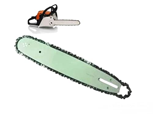 Lama E Barra Per Motosega Da 30 Cm 12" Pollici 3/8 45 Maglie Set Ricambio Motosega Barra Guida Con Catena Per Motoseghe A Scoppio