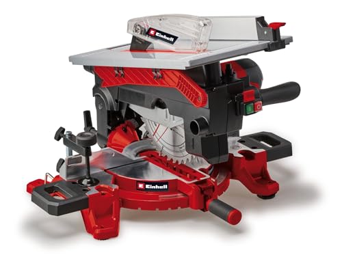 Einhell Troncatrice Con Banco Superiore Te-Ms 254 T (2000 W, Ø 254 Mm Lama, Larghezza Di Taglio 130 Mm, Profondità Di Taglio 74 Mm, Incl. Linea Di Tag