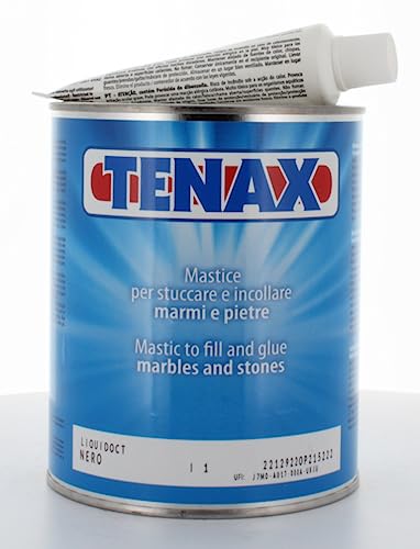 Tenax Mastice Stucco Per Marmo Colore Nero Liquido Lt.1
