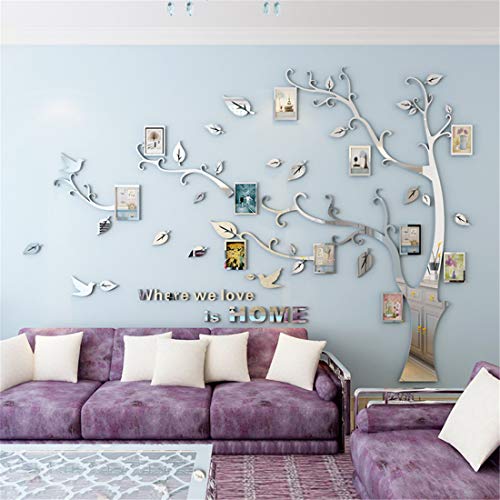 3D Albero Adesivi, Fai Da Te Albero Adesivo Da Parete Murali Cornici Per Foto Sticker Decorazioni Per Soggiorno, Asili Nido, Bambini Stanze, Camera Da