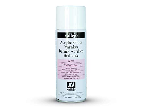 Spray Protettivo Trasparente Lucido Vallejo (400Ml)