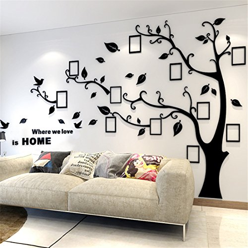 3D Albero Adesivi Fai Da Te Albero Adesivo Da Parete Cornici Per Foto Sticker Decorazioni Albero Della Vita Da Parete Per Soggiorno Camera Da Letto Ad