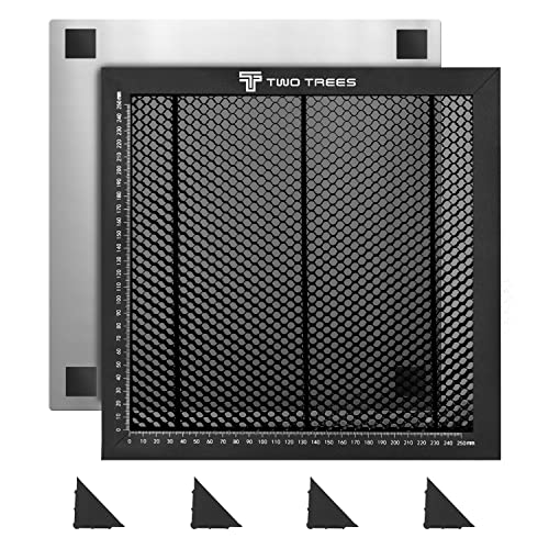 Twotrees Laser Honeycomb - Tavolo Da Lavoro Per Macchina Da Incisione Laser, A Nido D'Ape, Protezione Laser, 300 X 300 X 22 Mm, Adatto Per Taglierina