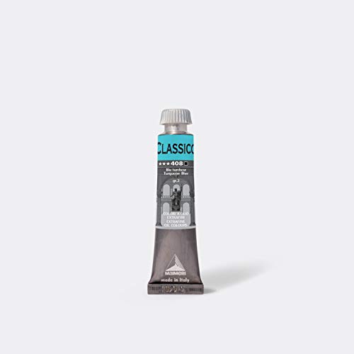 Maimeri Classico 20 Ml, Extra Feine Künstlerölfarbe, Farbton Türkisblau