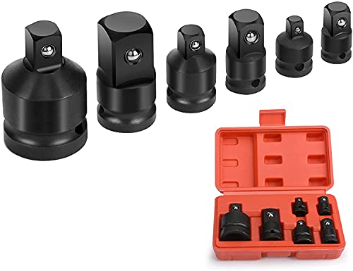 Oumuik Adattatore Satz | 6-Tlg. | 1/4" Auf 3/8", 3/8" Auf 1/4", 3/8" Auf 1/2", 1/2" Auf 3/8" Auf 3/1 0,2 Cm, 3/4" Auf 1/2"