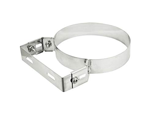 Collare Di Fissaggio Inox Regolabile Pesante Per Canna Fumaria (150Mm)