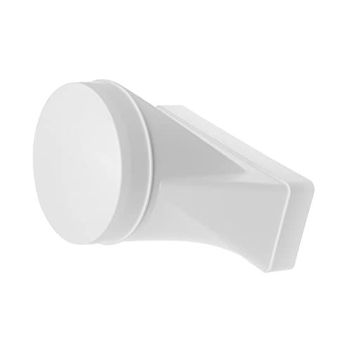 220 X 90 Mm/22 X 9 Cm, Connettore Rettangolare Per Tubo Rotondo – 150 Mm/15 Cm – Sistema Di Ventilazione, Riscaldamento, Raffreddamento – Elemento Di