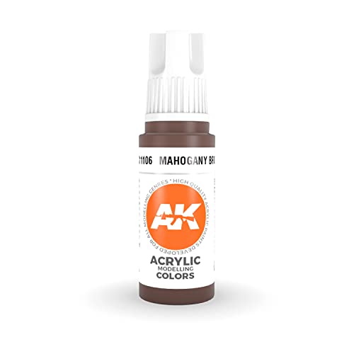 Ak Interactive 3Rd Gen Acrylic Mahogany Brown 17Ml