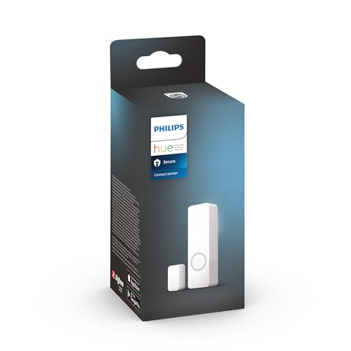 Philips Hue Secure, Sensori Di Contatto, Installazione Wireless, Batteria Lunga Durata, Montaggio Facile, Bianco