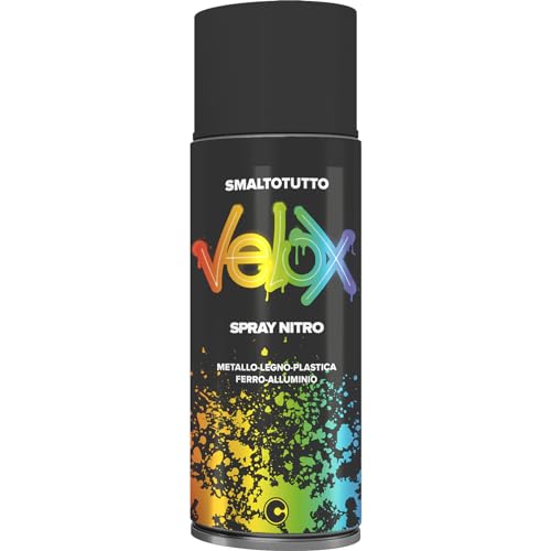 Spray Velox Nitro Ml. 400 Nero Lucido N.124