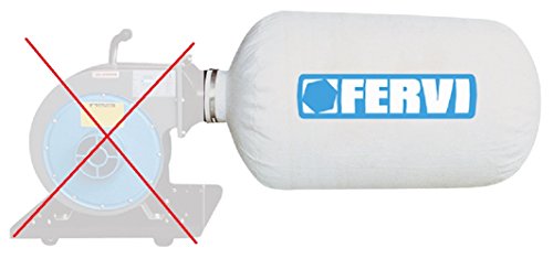 Sacco Di Filtraggio In Tessuto Per Aspiratore 0495 Ricambio Fervi 0495/24