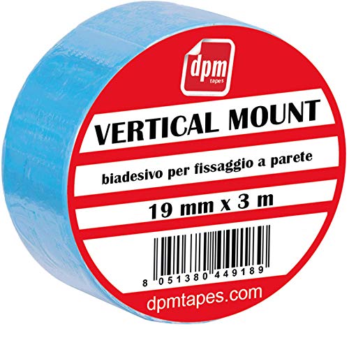 Dpm Tapes Vertical Mount - Duplocoll 918 - Biadesivo Extraforte Per Montaggio Verticale - Montaggio Specchi (19 Mm X 3 M) - 1 Pezzo