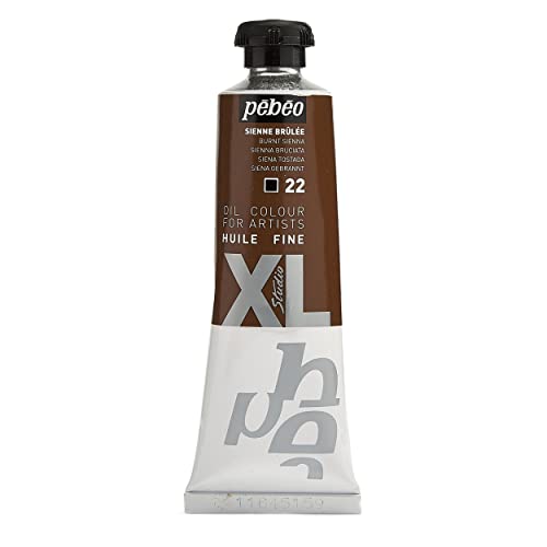 Pebeo Pébéo - Olio Fine Xl 37 Ml - Verniciatura Ad Olio Di Siena Bruciato - Pittura Ad Olio Siena Bruciata 37 Ml