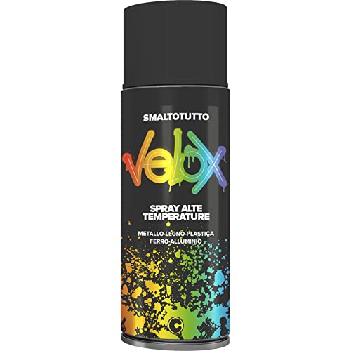 Spray Velox Protettivo Nero Alta Temperatura 600° C - Ml.400