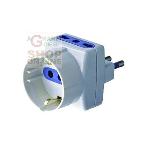Adattatori Blister Triplo 16A +Schuko