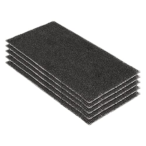 Trend 1/3 Foglio Abrasivo Mesh (93 Mm X 190 Mm) 80 Grana, Ab/Thd/80M, Confezione Da 5