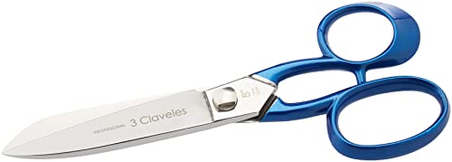 3 Claveles Profesional Tijeras De Cocina Para Cocina De 8 Pulgadas, Acero Inoxidable, Azul