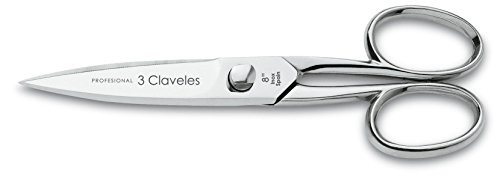 3 Claveles Juliet Tijera De Cocina, Acero Inoxidable, 20 Cm (8"), Acciaio Inossidabile, Brillo, Centimeters