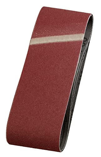 Kwb 3X Nastro Di Levigatura In Tessuto, 75 X 457 Mm, K-60, Noble Corindone, Per Legno E Metallo, Carta Vetrata Per Smerigliatrice/Rettificatrici A Nas