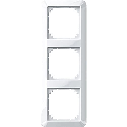 Merten, 389319, 1-M-Frame, 3 Volte Bianco Polare, Lucido