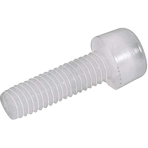 Toolcraft 830297 Viti Cilindriche M4 20 Mm Interno Esagonale Din 912 Plastica, Poliammide 10 Pz.