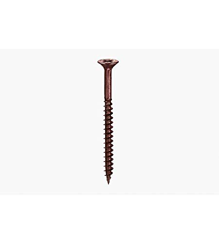 Vite Truciolare Testa Piana Svasata Pozidriv Bronzata 4,0X25 Pz20