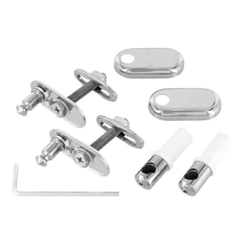Ideal Standard - Multi Suites, Set Di Cerniere Per Sedile Copriwater Slim Serie 21 In Acciaio Inox, Tv109Aa, Cromato