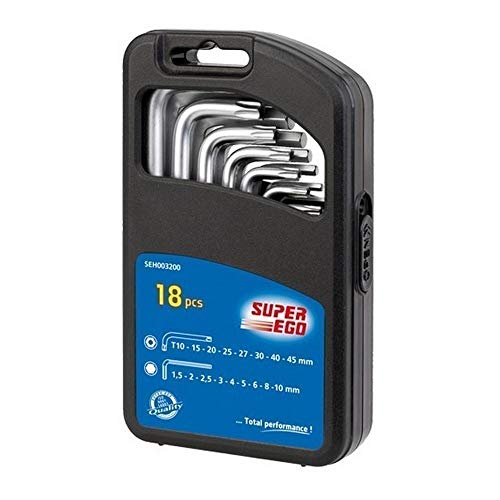 Juego Llaves Allen + Torx 18 Pcs