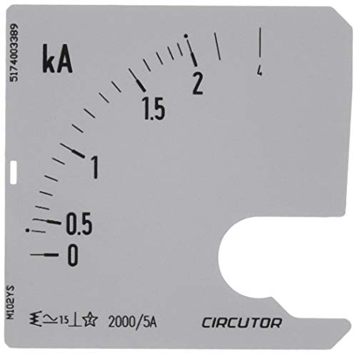 Circutor Sec – Scala Amperometro Sec 72 2000/5 Ac