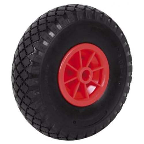 Rueda Carretilla Almacén Sin Rodamiento, Impinchable Eje 20Mm Ø260Mm