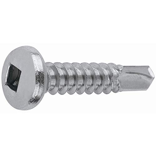 Index Abrca23509-Vite Testa N 7504-Punta Scanalata Impronta Cuadrada. In Acciaio Inox A2, 3,5 X 009,5 Ud. (Confezione Da 1000)