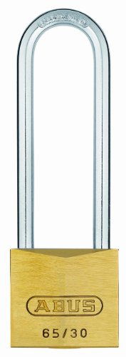 Abus 12292 - Lucchetto In Ottone Ad Arco Lungo, 60 Mm, Con Chiave Unica 6302