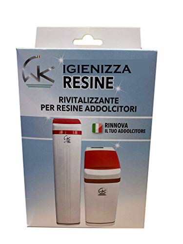 Wk Igienizza Resine Addolcitore | Detergente, Decalcificante Per Resine Addolcitore | Made In Italy | Confezione Da 3 Bustine Da 140 Gr
