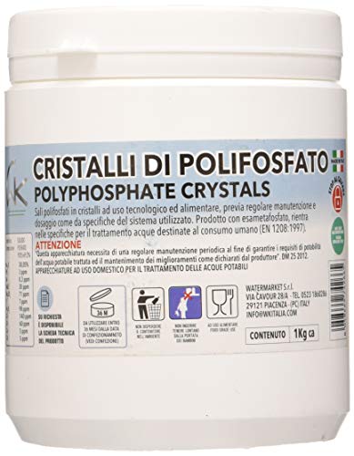Wk Cristalli Di Polifosfato | Ricarica In Cristalli Per Dosatore | 1 Kg | Made In Italy