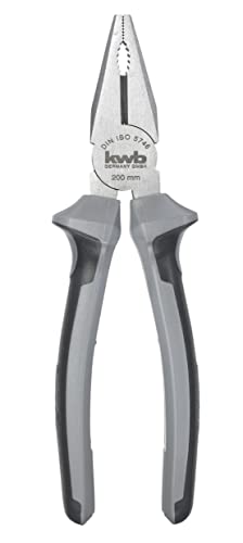 Kwb Profi Pinza Combinata 200 Mm 386420, Secondo Din Iso 5746, Lavorazione Robusta, Taglienti Temprati A Induzione