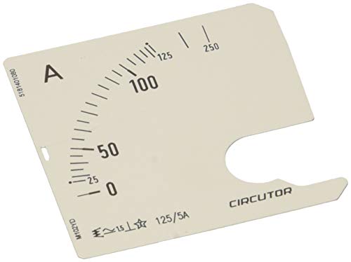 Circutor Sec – Scala Amperometro Sec 72 125/5 Ac