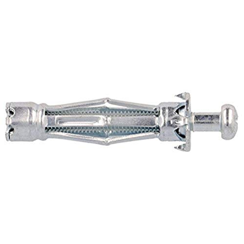 Molly - 10 Chevilles ∅13Mm X 82 Mm Métalliques À Expansion Avec Vis, Diamètre Vis ∅6 Mm / Longueur Vis 82 Mm , Gris - M18206-Xj