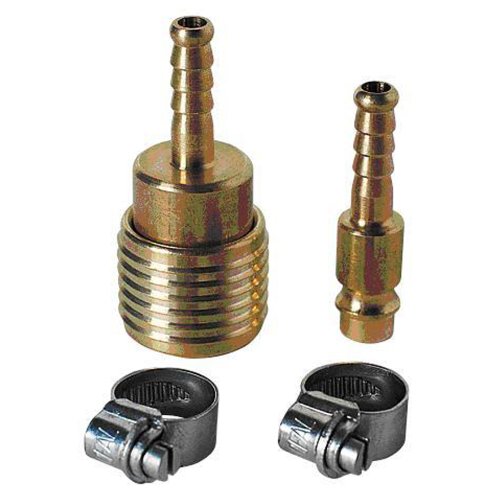 Racord Doble Con Enganche Rápido Para Mangueras De 7 Mm