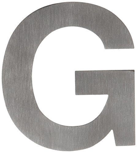Btv 71466 - Placa 'G' Inox. Alto 8,5 Cm