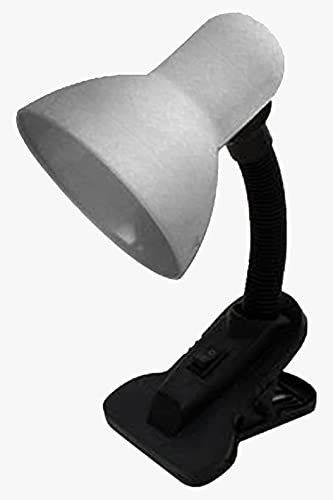 Bel Air Home - Lampada Da Scrivania Dedalo - 1Xe27 - Stile Moderno - Base In Metallo (Argento)