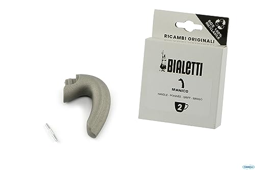 Bialetti 1 Handle Grey New Moka Induct 2 Cup Marca